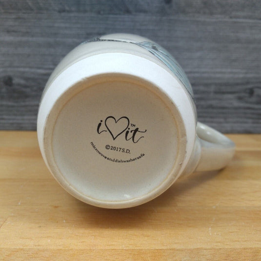 Coffee Mug with Mermaid 18oz (532ml) Tall Ceramic Tea Cup Sea Life By Blue Sky