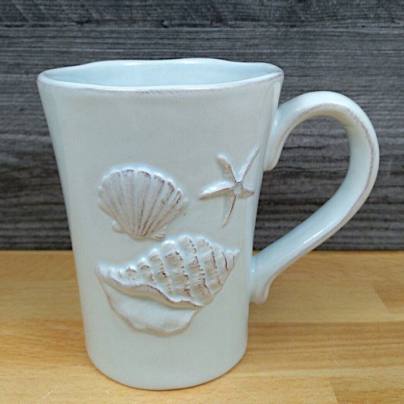 Load image into Gallery viewer, Laguna Coastal Coffee Mug Embossed Sea Nautical Tea Cup by Blue Sky
