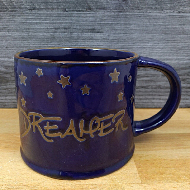 Load image into Gallery viewer, Dreamer Coffee Mug 17oz (455ml) Embossed Beverage Cup Blue Sky

