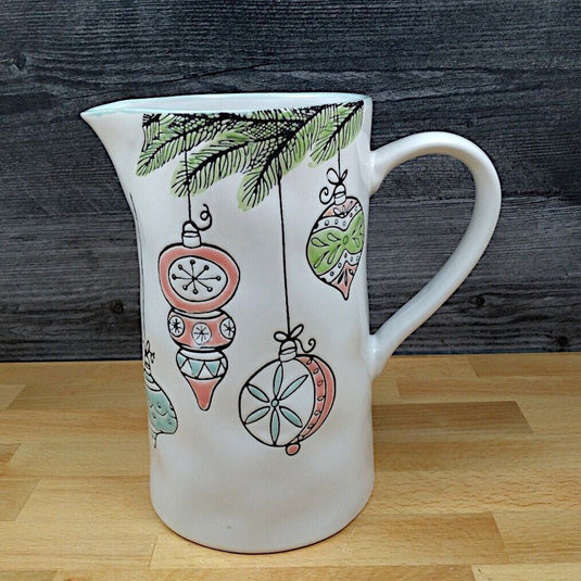 Holiday Christmas Pitcher Vintage Ornaments Decorative Home Deco by Blue Sky
