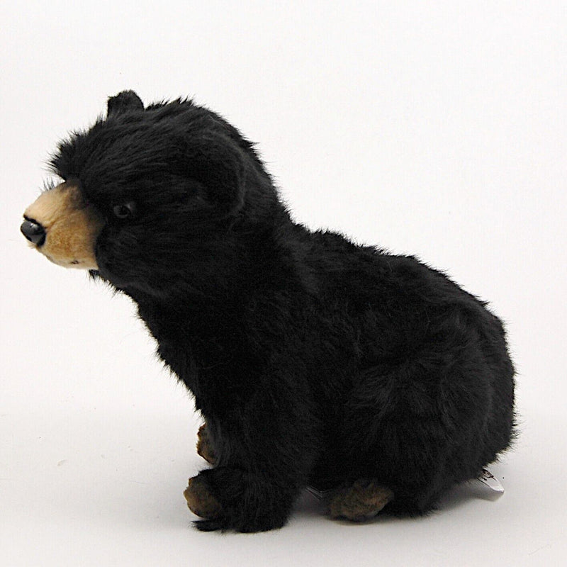 Load image into Gallery viewer, Bear Cub Black 10&#39;&#39; by Hansa True to Life Look Soft Plush Animal Learning Toys
