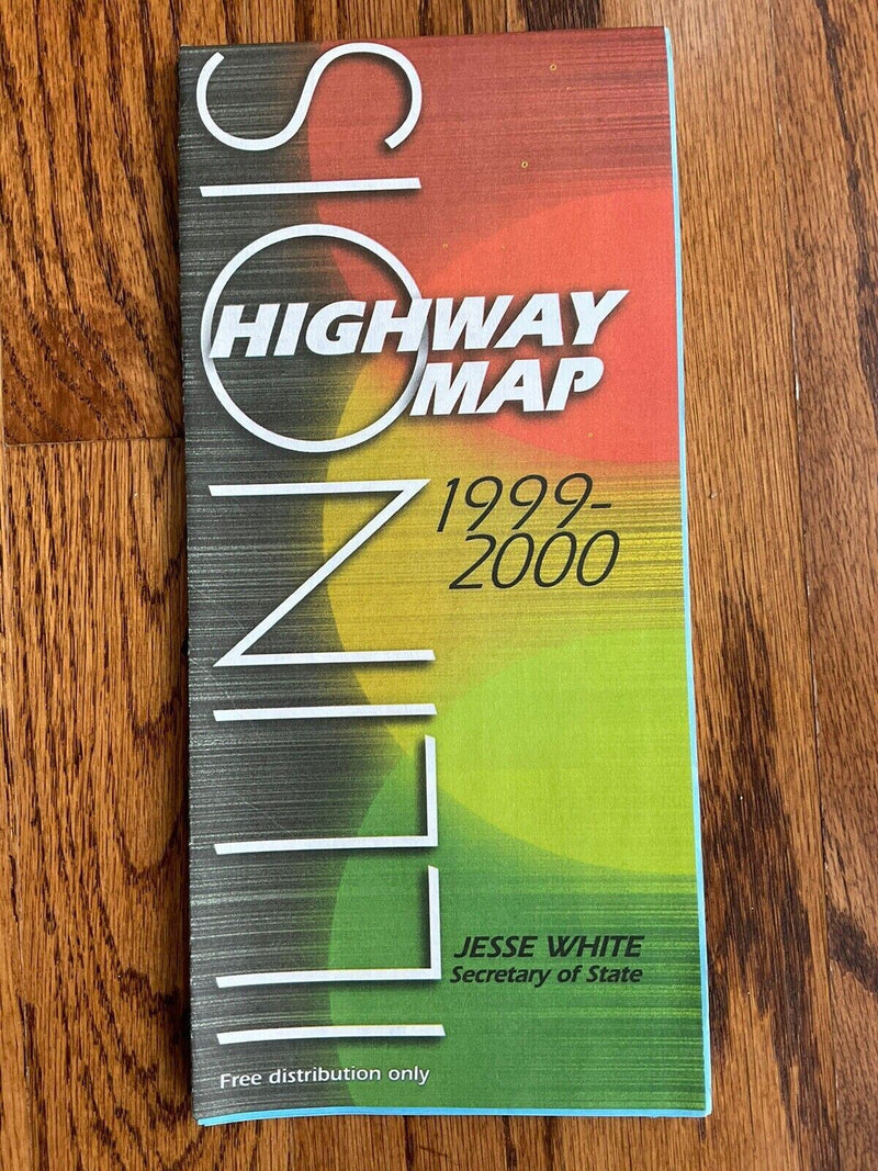 Load image into Gallery viewer, 1999-2000 Official Illinois State Highway Transportation Travel Road Map
