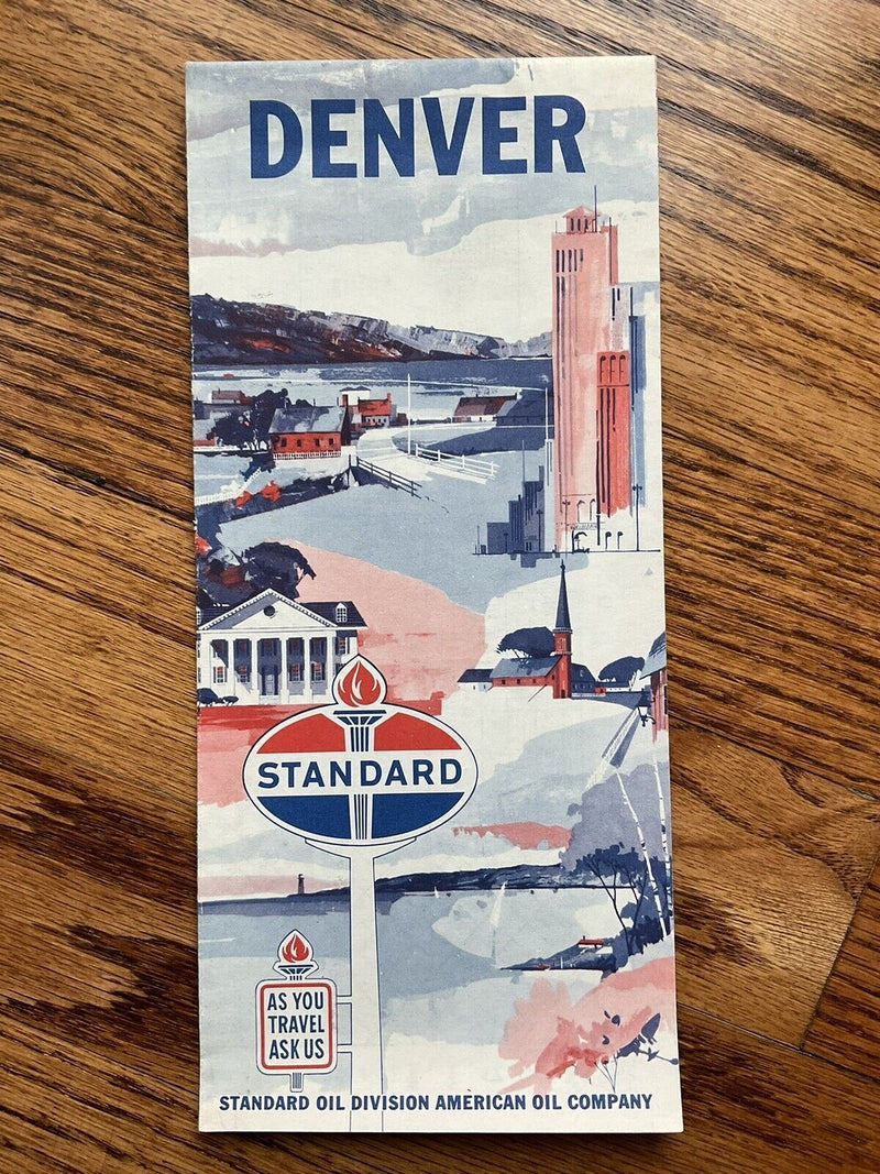 Load image into Gallery viewer, 1969 Standard Oil Denver Colorado Highway Transportation Travel Road Map
