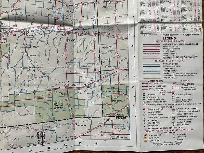 Load image into Gallery viewer, 1971 Official Colorado State Highway Transportation Travel Road Map
