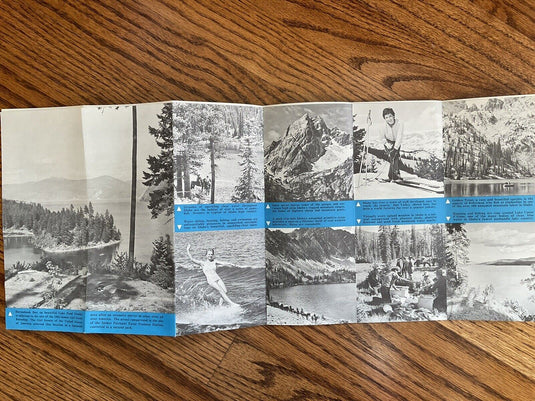 1968 Official Idaho Campgrounds Travel Map