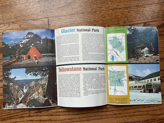 1967 Official Montana State Highway Transportation Travel Road Map