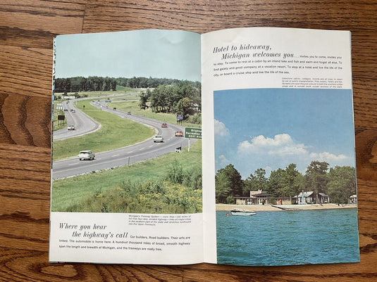 1960s Magic of Michigan Photo Travel Booklet