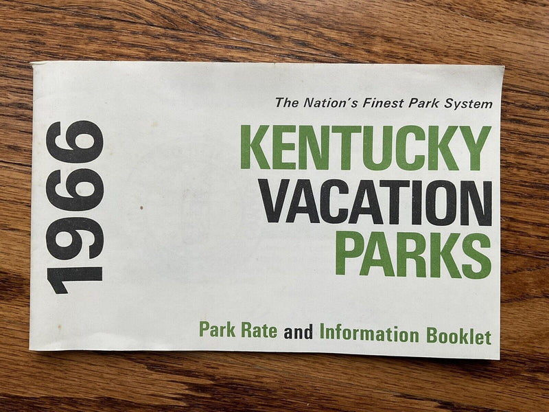 Load image into Gallery viewer, 1966 Official Kentucky Vacation Parks Information Booklet
