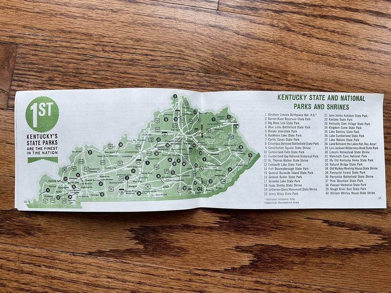 Load image into Gallery viewer, 1966 Official Kentucky Vacation Parks Information Booklet
