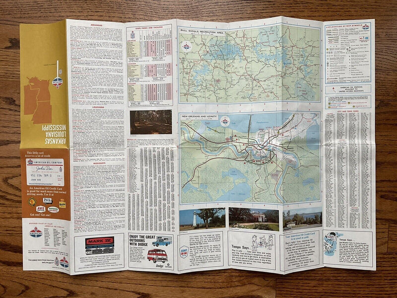 Load image into Gallery viewer, 1968 Standard Oil Arkansas Louisiana Mississippi Highway Travel Road Map US
