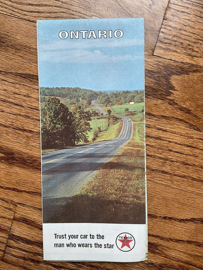 Load image into Gallery viewer, 1965 Texaco Ontario Canada Highway Transportation Travel Road Map
