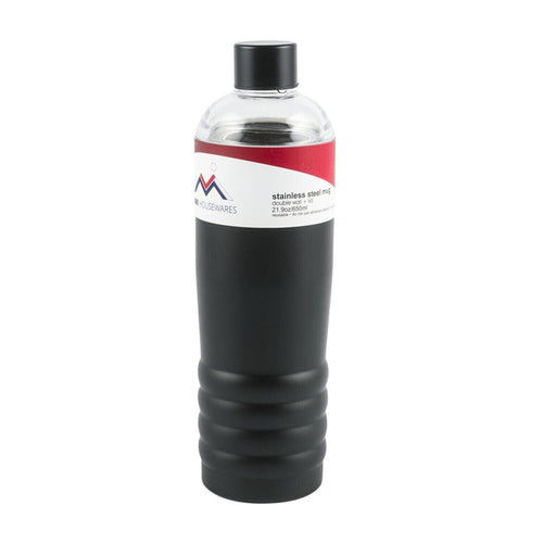 Stainless Steel Double Wall Mug 21oz (650ml) Black Canteen BPA Free Reusable