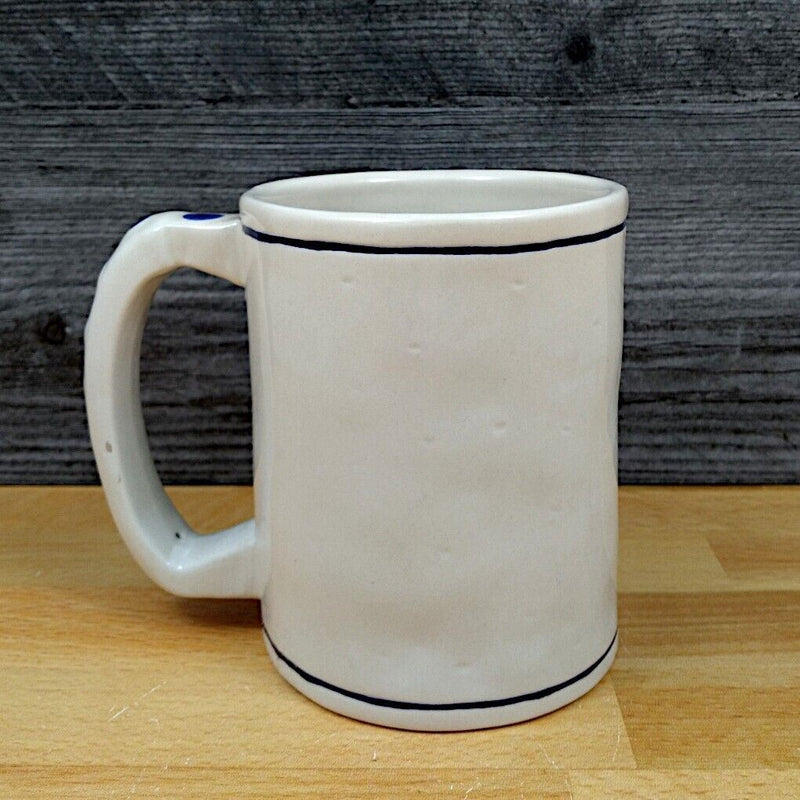 Load image into Gallery viewer, Magic Sea Crab Cobalt Coffee Mug Embossed Nautical Tea Cup Ceramic by Blue Sky
