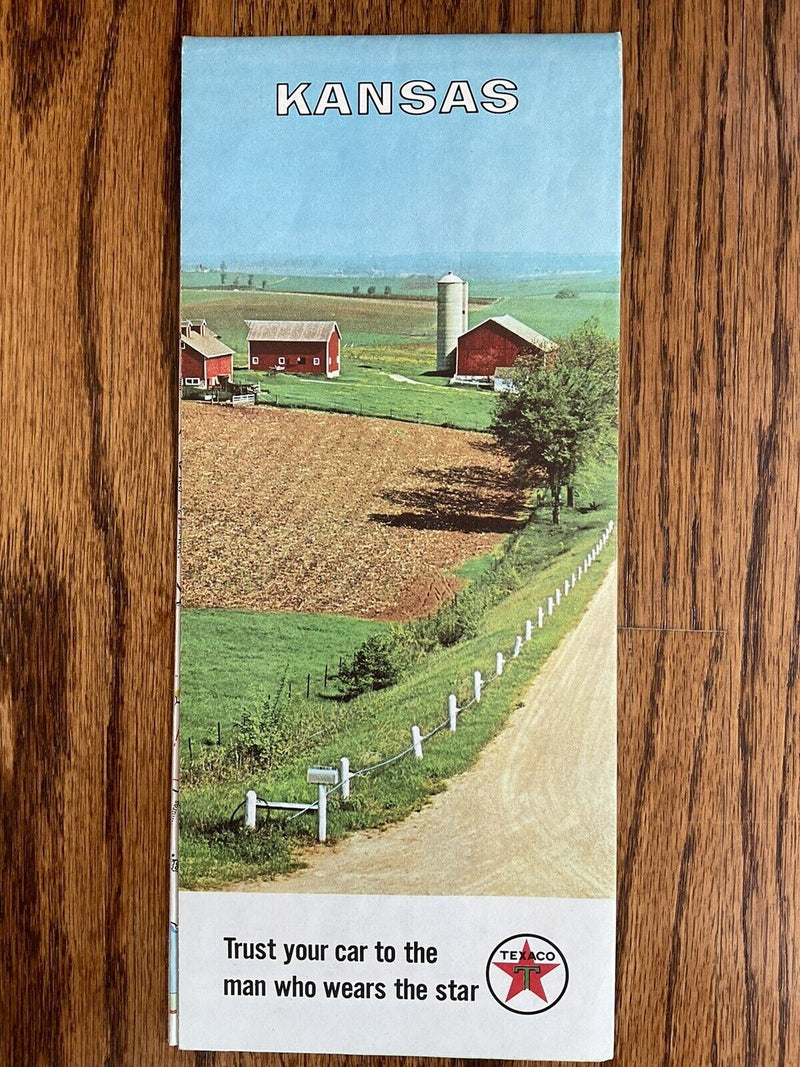 Load image into Gallery viewer, 1966 Official Kansas State Highway Transportation Travel Road Map
