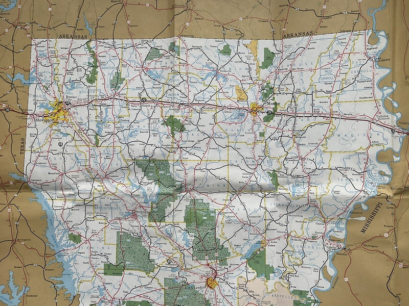 Load image into Gallery viewer, 1981 Official Louisiana State Highway Transportation Travel Road Map
