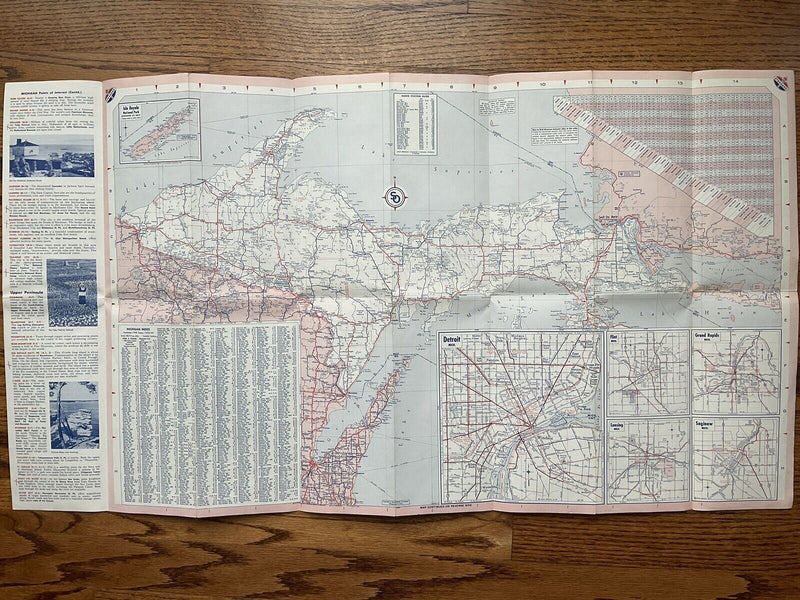 Load image into Gallery viewer, 1960s Standard Oil Michigan State Highway Transportation Travel Road Map
