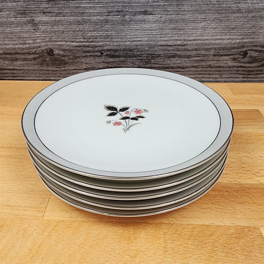 Noritake Grayson 5697 Set of 5 Salad Plates Japan Dinnerware Tableware 8 1/8"