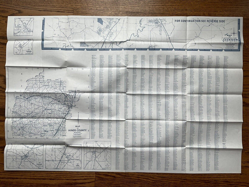 Load image into Gallery viewer, 1982 Jackson, Mississippi Travel Road Map

