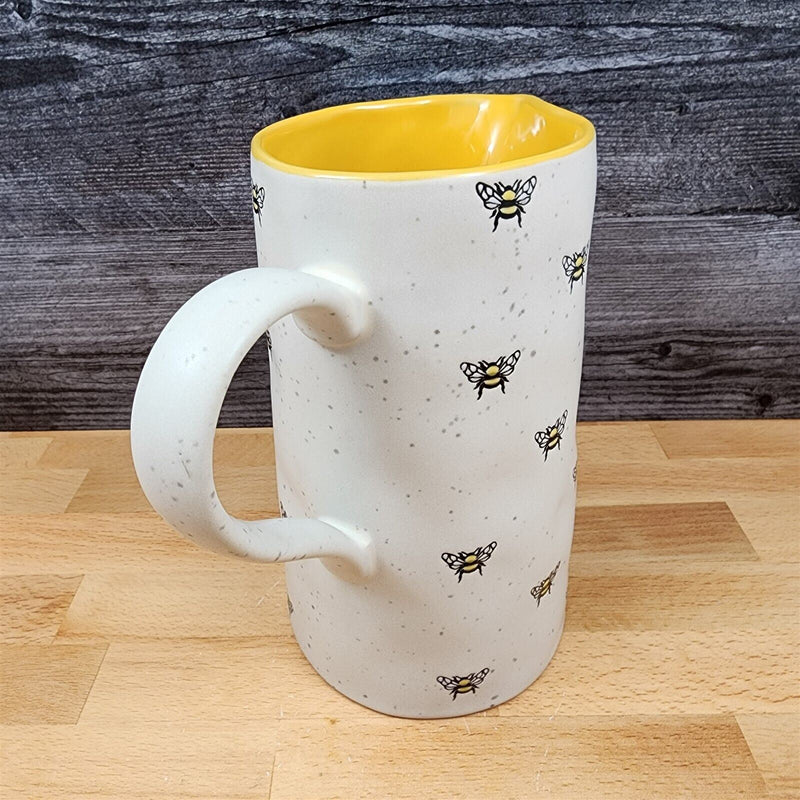 Load image into Gallery viewer, Honey Bee Embossed Pitcher Decorative Home Canister by Blue Sky
