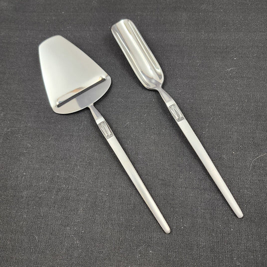 Solid Cheese Scoop and Plane MCM Stainless Steel Flatware Arthur Salm ASF1