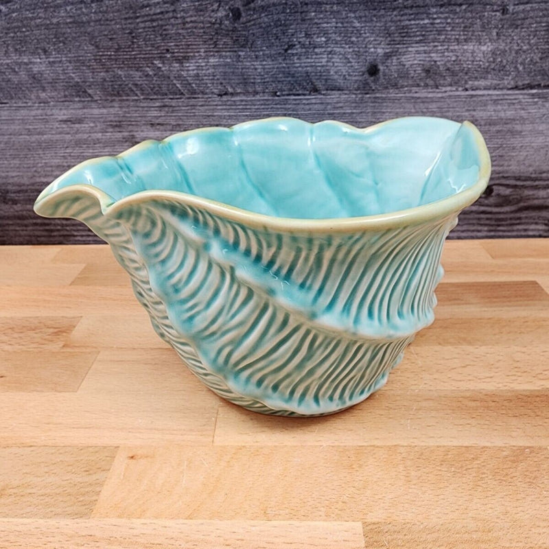 Load image into Gallery viewer, Large Conch Shell Sea Life Bowl Candy Treat Jar by Blue Sky Clayworks Ceramic
