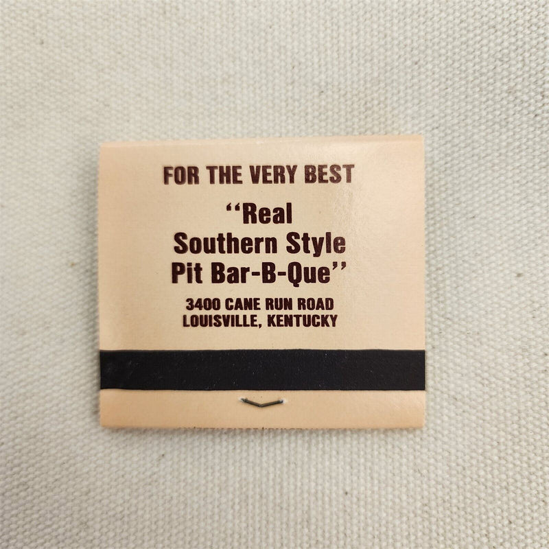 Load image into Gallery viewer, The Country Pit Restaurant Matchbook Louisville Kentucky Unstruck
