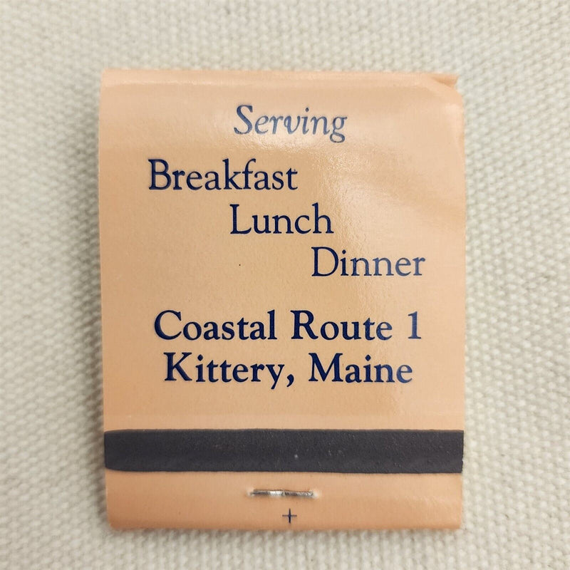 Load image into Gallery viewer, Ships Quarterdeck Restaurant Matchbook Kittery Maine Unstruck
