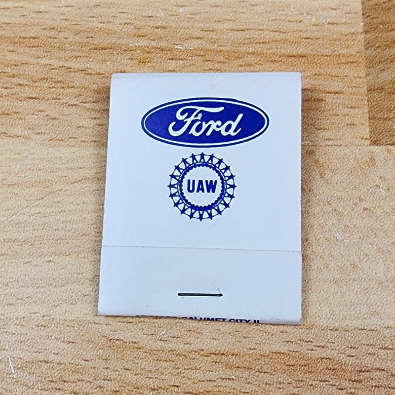 Load image into Gallery viewer, Ford Motors Union UAW Matchbook Unstruck Chicago Heights Stamping Plant
