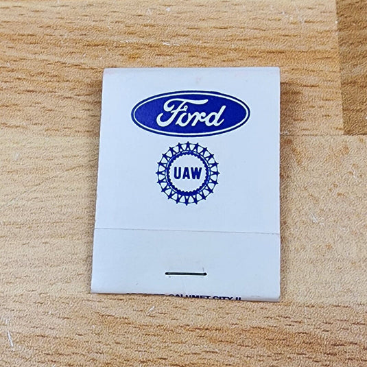 Ford Motors Union UAW Matchbook Unstruck Chicago Heights Stamping Plant