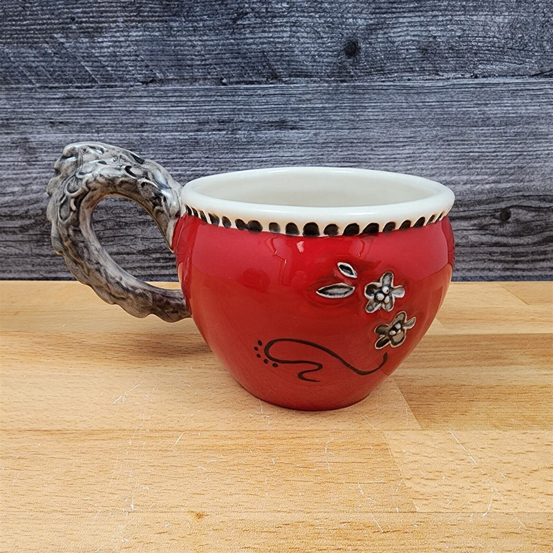 Load image into Gallery viewer, Red Dragon Decorative Coffee Mug by Blue Sky Clayworks Heather Goldminic Tea Cup
