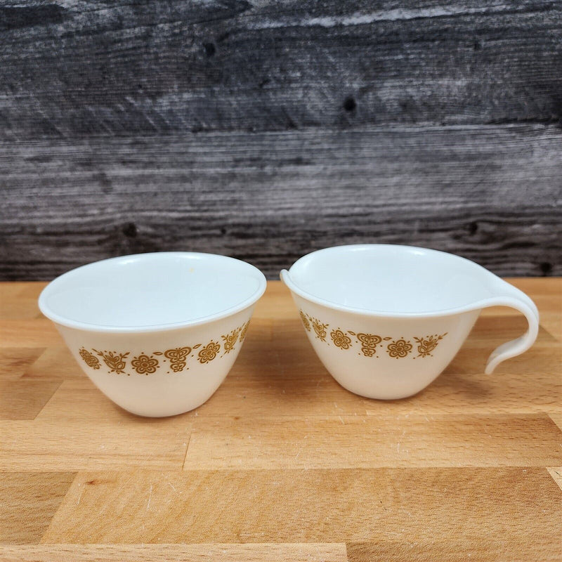 Load image into Gallery viewer, Corelle Corning Butterfly Gold Set of Creamer and Sugar Bowl
