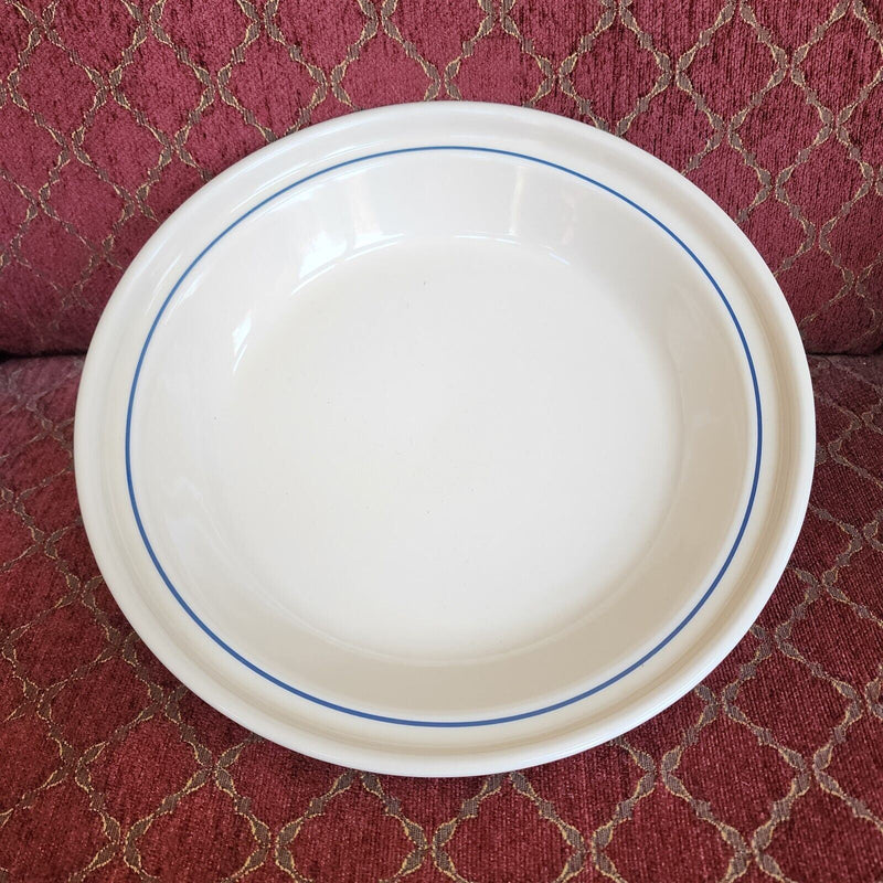 Load image into Gallery viewer, Longaberger Pie Baking Plate 10 inch Woven Traditions Classic Blue With Box
