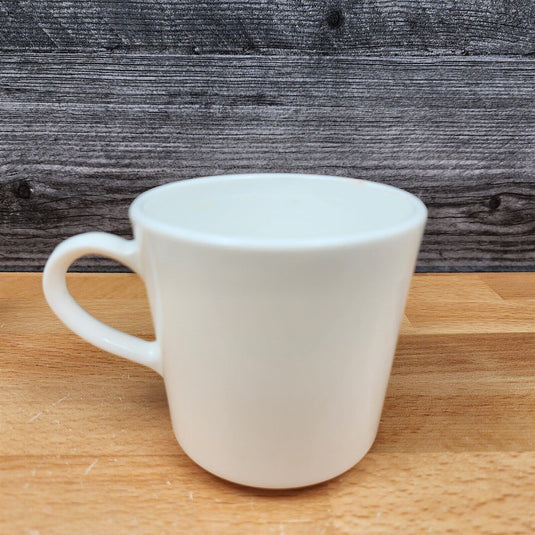 Corelle Corning White Coffee Cup Set of 3 Ear Shape Handle Mugs
