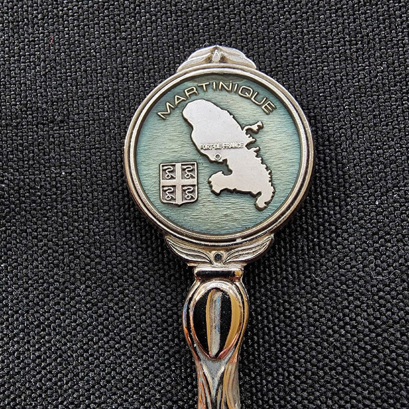 Load image into Gallery viewer, Martinique Souvenirs Spoon with Crest Silver Plated
