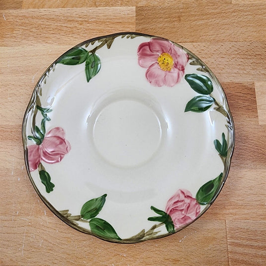 Franciscan Desert Rose Tea Cup and Saucer Set of 2 Coffee Mugs USA Flying F Mark