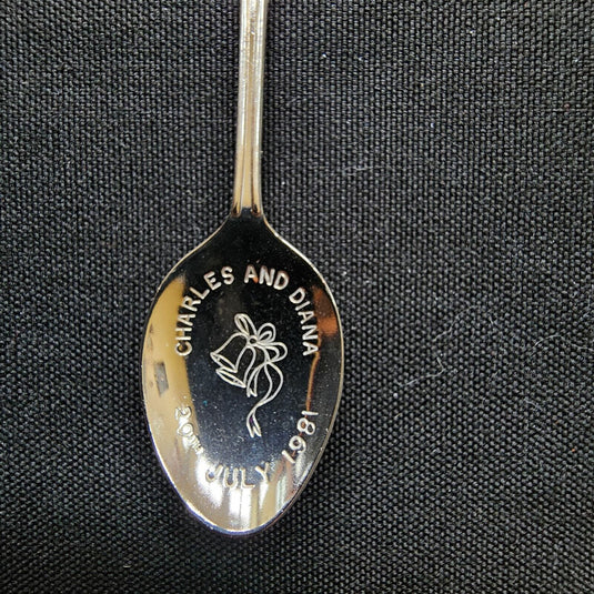 Prince Charles and Lady Diana Spencer Wedding Collector Souvenir Spoon 4 1/4in