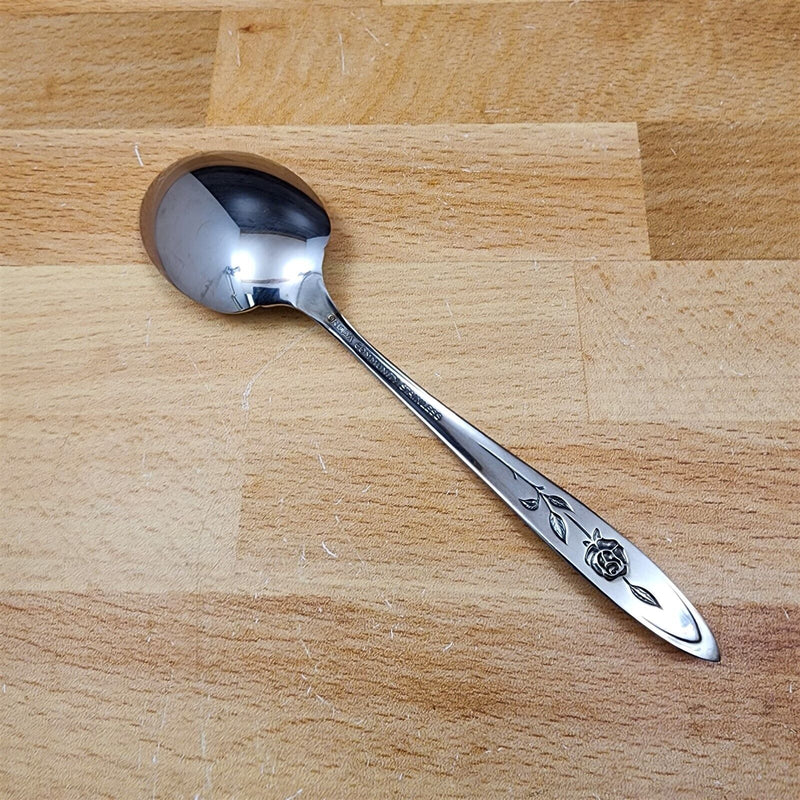 Load image into Gallery viewer, Oneida MY ROSE Sugar Spoon Community Stainless Flatware 6&quot; (15cm)
