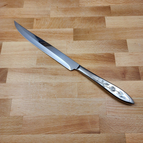 Oneida MY ROSE Blade Roast Carving Knife Community Stainless Flatware 13 3/4