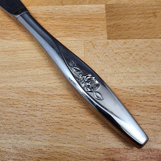 Hollow Handle Knife Lasting Rose Stainless Set of 3 ONEIDA Flatware 8.5" (21cm)