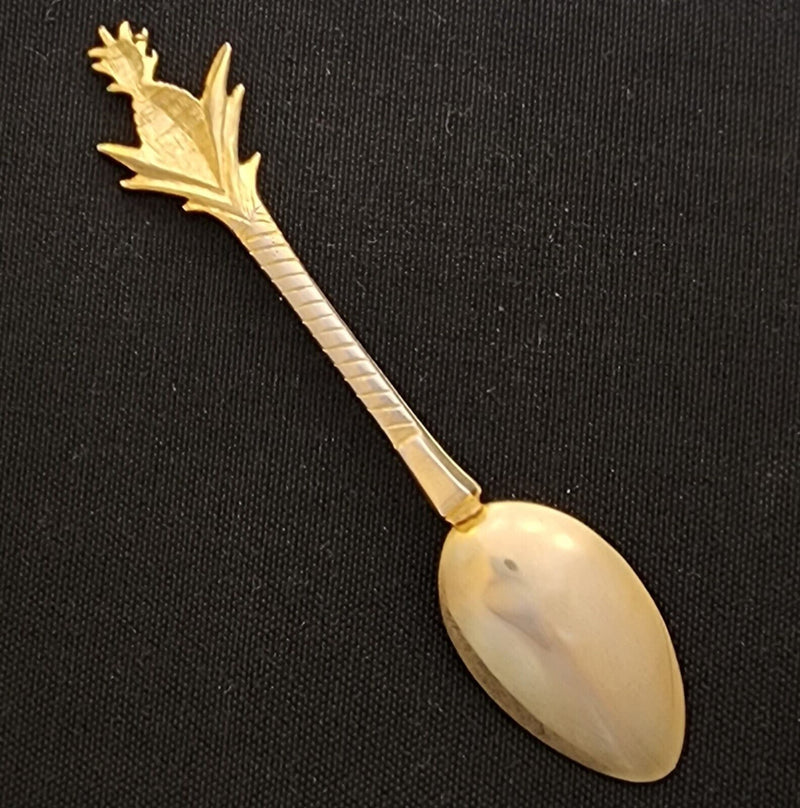 Load image into Gallery viewer, Hawaii Aloha State Pineapple Collector Souvenir Spoon 4 3/4in in Gold Tone

