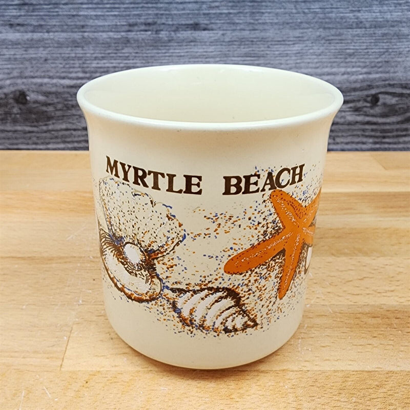 Load image into Gallery viewer, Myrtle Beach South Carolina Sand Shells Star Fish Coffee Cup 12oz Mug
