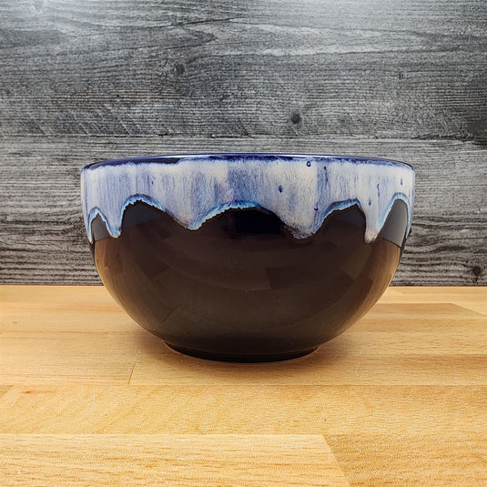 Drip Glaze Blue White Bowl 6 inch (15cm) Dish by Blue Sky