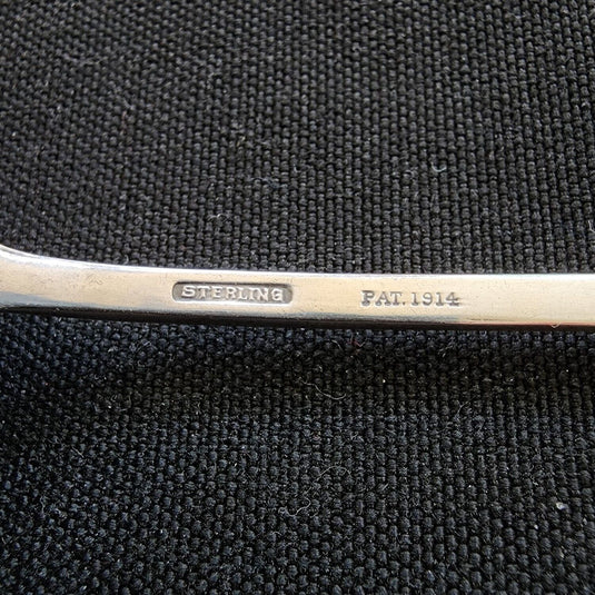 Panama Pacific Exposition Sterling Bear Souvenir Spoon 1914 Patent 5/14"