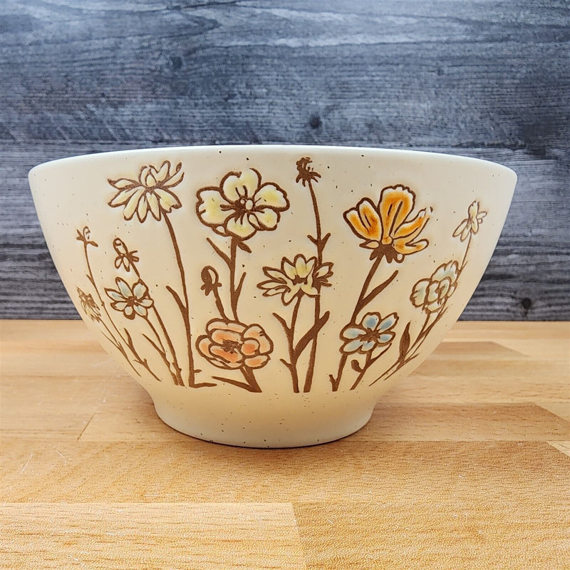 Load image into Gallery viewer, Valley Floral Embossed Serving Bowl Decorative by Blue Sky 7in (17cm)
