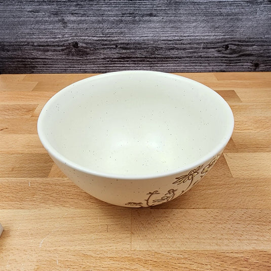 Valley Floral Embossed Serving Bowl Decorative by Blue Sky 7in (17cm)