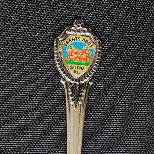 Grants Home Galena Illinois Collector Souvenir Spoon 4.5" (11cm)