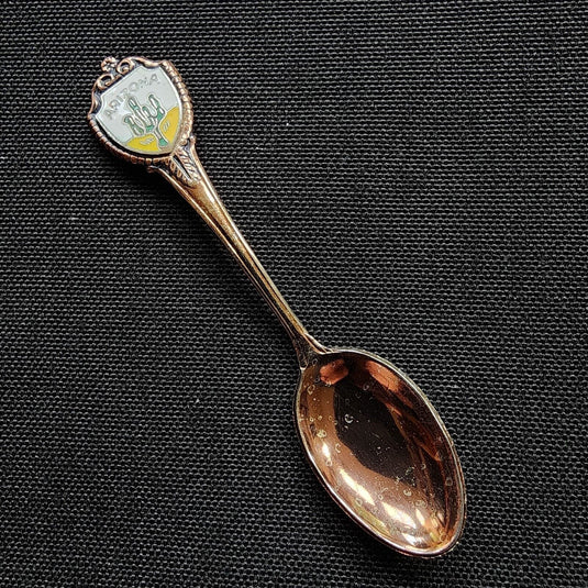 Arizona State Collector Souvenir Spoon 3.5" (8cm) with Cactus