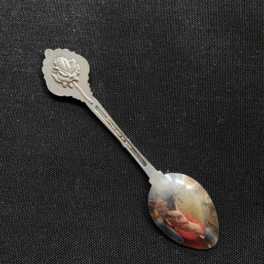 Hawaii State Collector Souvenir Spoon 4.5" with Kilauea Volcano Erupting