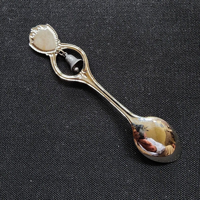 Load image into Gallery viewer, Mission San Luis Rey Collector Souvenir Spoon 4.5&quot; with Bell Dangler

