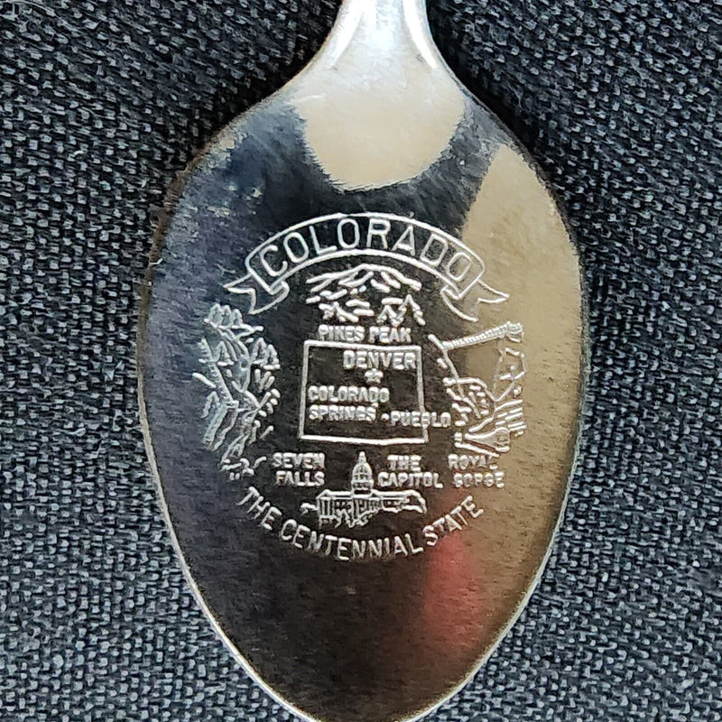 Load image into Gallery viewer, Pikes Peak Colorado Collector Souvenir Spoon 4.5&quot; (11cm) Engraved

